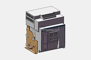 NXA20FN_H20-3P固定万能式断路器三维模型