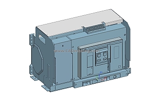 NXA40FN_H32 4P抽屉万能式断路器三维模型