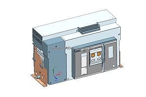 NXA40FN_H32-4P固定万能式断路器三维模型