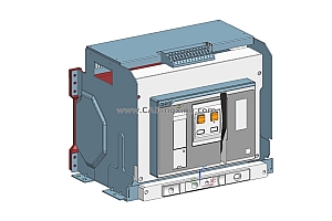NXA40FN_H36-40 3P抽屉万能式断路器三维模型