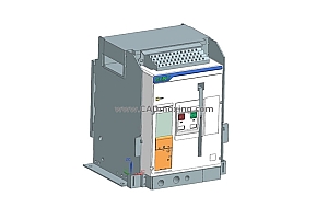 NXA16N_H04-06 3P抽屉式万能式断路器三维模型