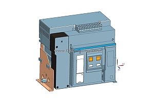 NXA20N_H06-4P固定万能式断路器三维模型