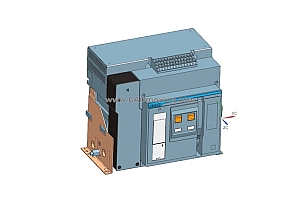 NXA20N_H08-16-4P固定万能式断路器三维模型