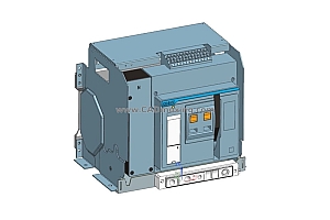 NXA25N_H20-25 4P抽屉万能式断路器三维模型