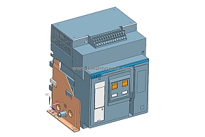 NXA25N_H20-25-3P固定万能式断路器三维模型