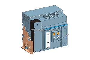 NXA25N_H20-25-4P固定万能式断路器三维模型