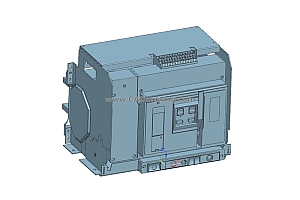 NXA32N_H06-25 4P抽屉万能式断路器三维模型