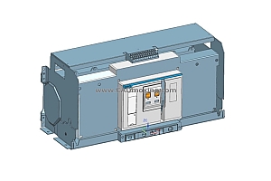 NXA63H40-50 3P抽屉万能式断路器三维模型