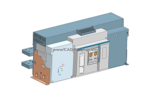 NXA63H50-4P固定万能式断路器三维模型