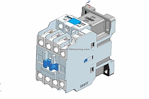 NXC-18~22交流接触器三维模型