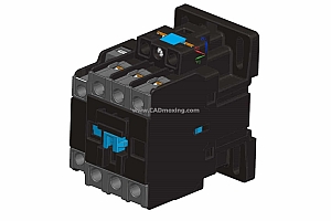 NXC-25~38交流接触器三维模型