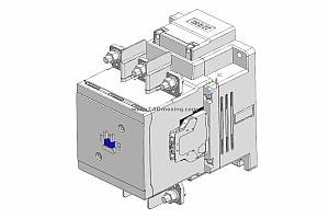 NXC-500~630交流接触器三维模型