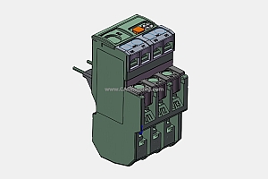 NXR-25过载继电器三维模型