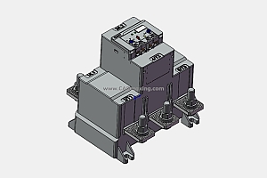 NXR-630电子式过载继电器三维模型