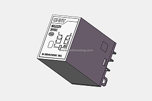 NXJ_2ZH小型电磁继电器三维模型