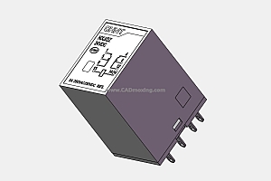 NXJ_2Z小型电磁继电器三维模型