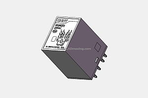NXJ_4Z小型电磁继电器三维模型