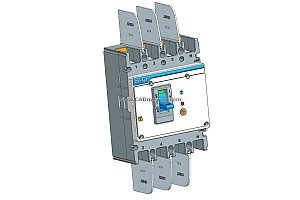 NXMLE-160S 4P剩余电流动作断路器三维模型