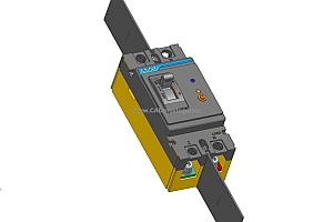 NXMLE-250S 2P剩余电流动作断路器三维模型