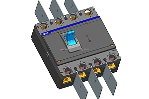 NXMLE-800 4P剩余电流动作断路器三维模型