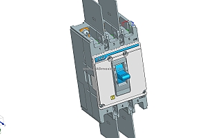 NXM-63S 3P塑料外壳式断路器三维模型