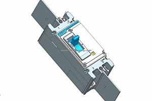 NXM-125S 2P塑料外壳式断路器三维模型