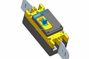 NXM-160S 2P塑料外壳式断路器三维模型