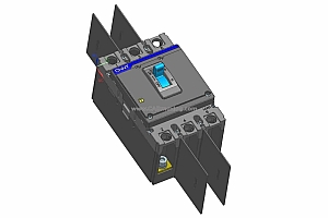 NXM-250H 3P塑料外壳式断路器三维模型