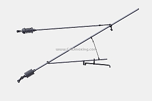 款式5-3.6m复兴号高铁动车动电弓动力电线悬架吊具
