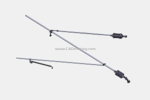 款式6-3.6m和谐号高铁动车动电弓动力电线悬架吊具
