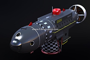 深海海洋无人潜航器DSRV声呐探测器