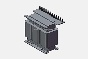 QZB-J-55起动用自耦减压变压器三维模型