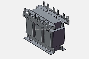 QZB-J-100~115起动用自耦减压变压器三维模型