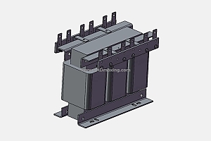 QZB-J-155~160起动用自耦减压变压器三维模型