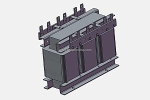 QZB-J-190起动用自耦减压变压器三维模型