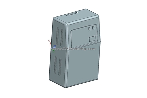 TND3-5~7自动交流稳压器三维模型