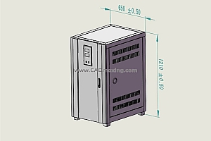 TNDZ-50柱式交流自动稳压器三维模型