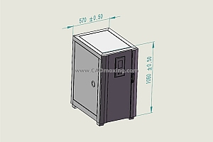 TNSZ-30柱式交流自动稳压器三维模型