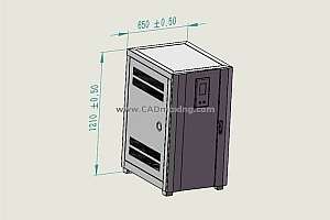 TNSZ-75~100柱式交流自动稳压器三维模型