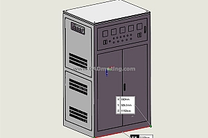 TNSZ-600柱式交流自动稳压器三维模型