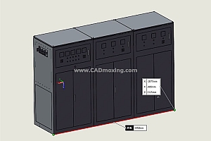 TNSZ-1000柱式交流自动稳压器三维模型
