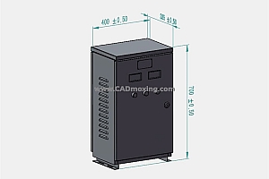 XJZ1-14~30自耦减压起动控制箱三维模型