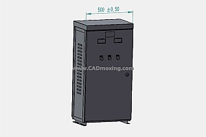 XJZ1-40~75自耦减压起动控制箱三维模型