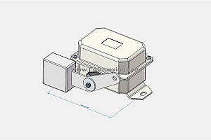 YBLX-10_31J行程开关三维模型