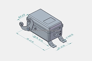 YBLX-22_2行程开关三维模型