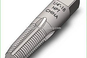 .25英寸1/4-18水管螺纹丝攻