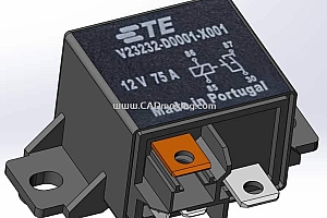 12V 75A  单刀单掷继电器