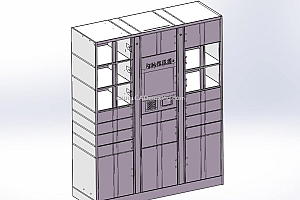 邮政智能快递信报箱柜子