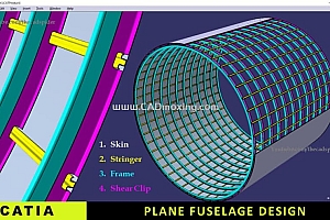 CATIA-V5波音777飞机机身设计模型