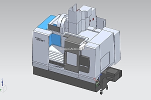 DNM6700 CNC数控机床布局结构设计
